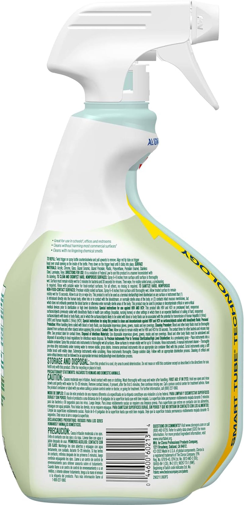 pro Ecoclean Disinfecting Cleaner Spray Bottle, 32 Fluid Ounces