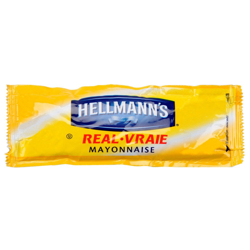 Hellmanns Real Mayonnaise 3/8 Oz - 50 Packs