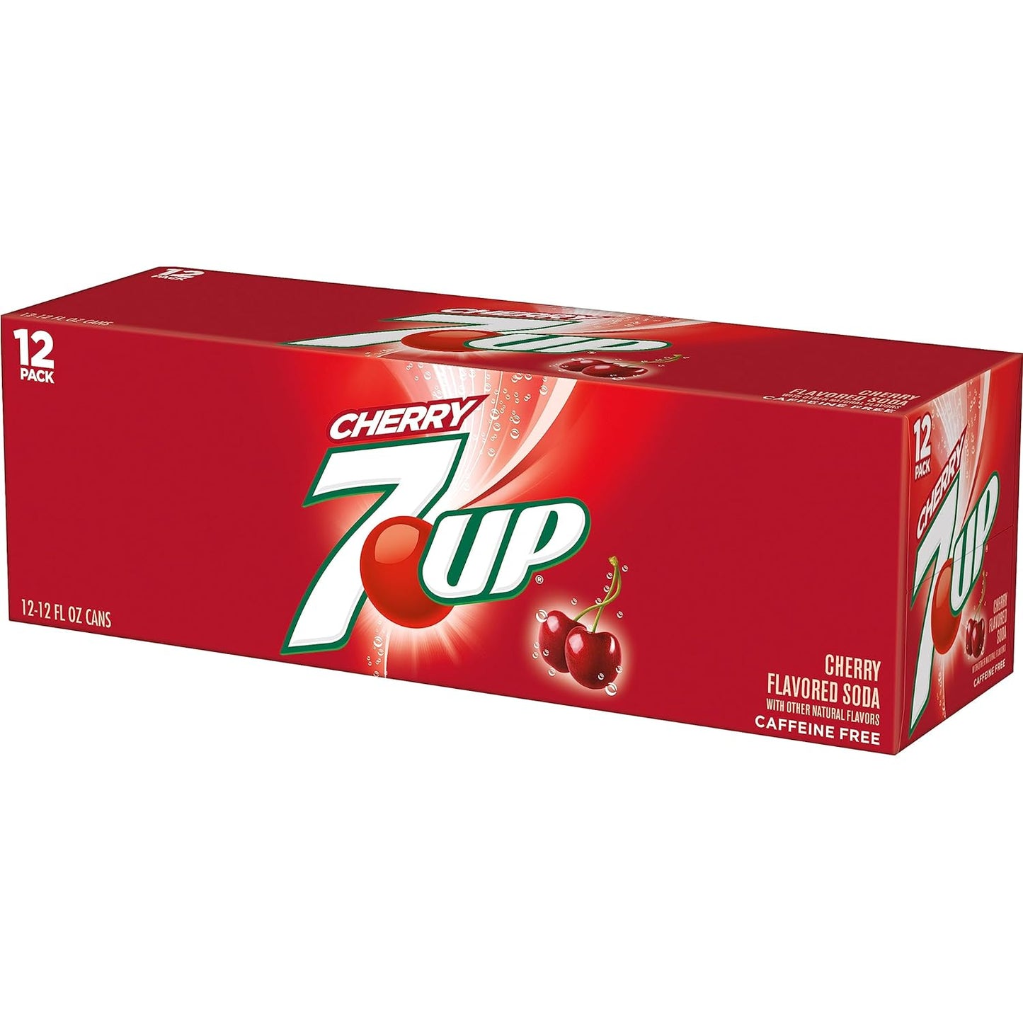 7UP Cherry Flavored Soda, 12 Fl Oz Cans, 12 Pack