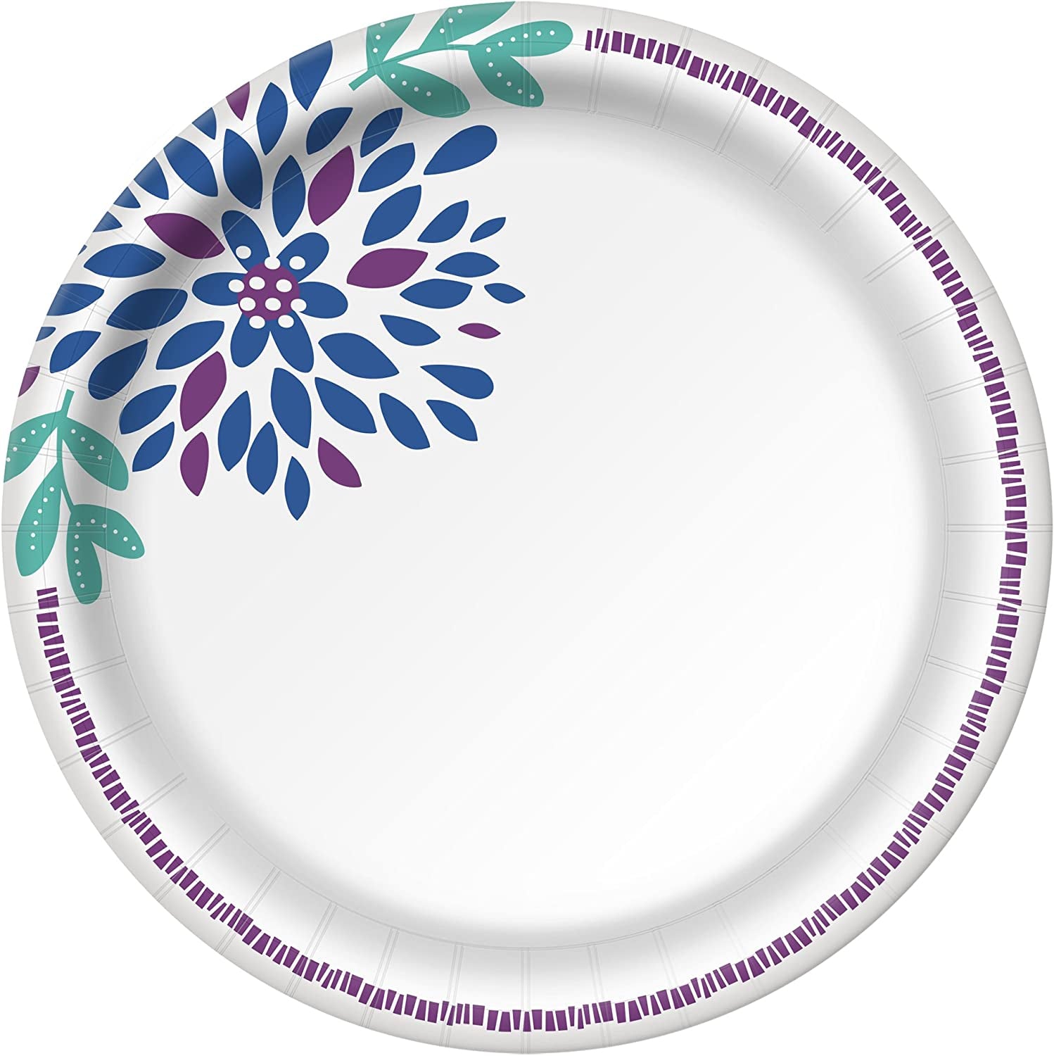 Everyday Paper Plates, Dinner Size (10 1/16 Inches) - Pack of 80 Count