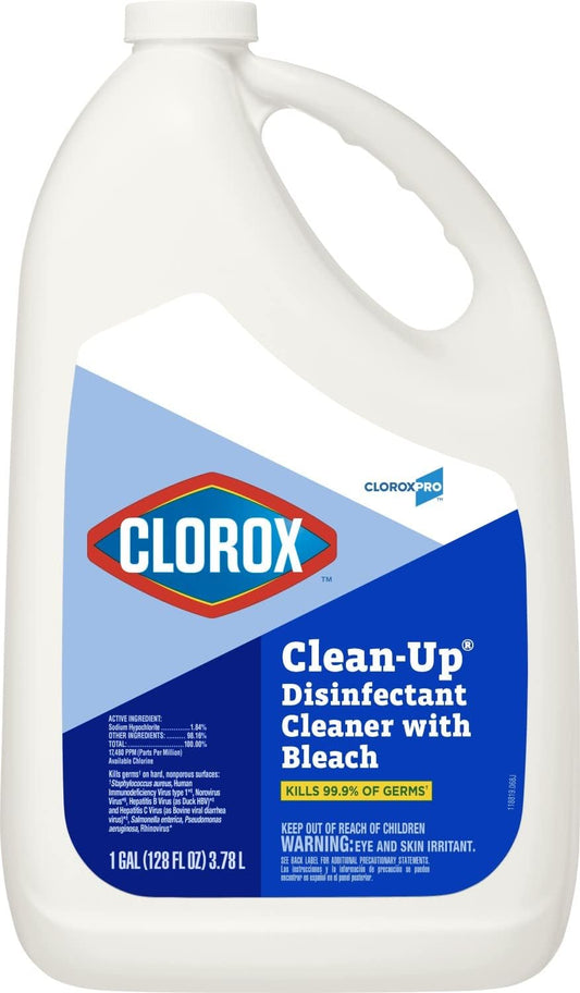 Clorox Clean-Up Disinfectant Cleaner with Bleach Refill, 128 Ounces (Package May Vary)