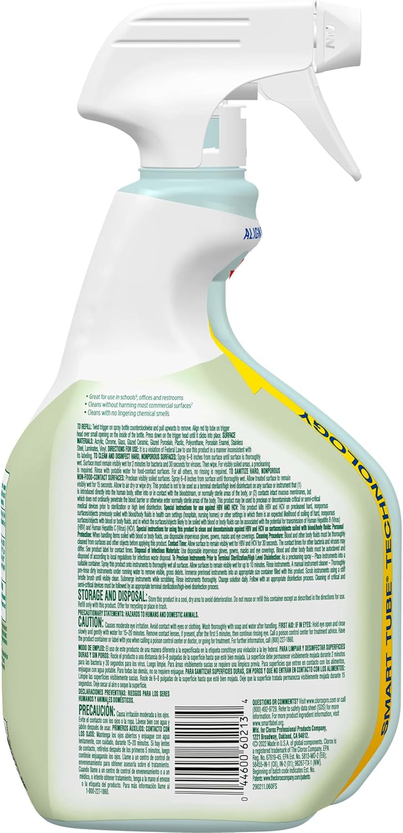 pro Ecoclean Disinfecting Cleaner Spray Bottle, 32 Fluid Ounces