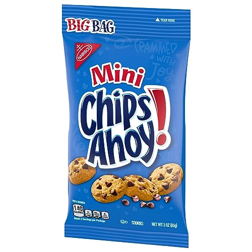 CHIPS AHOY! Mini Original Chocolate Chip Cookies, Big Bag, 3 oz