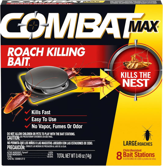 Max Large Roach Killing Bait, 8 Count (Pack of 1)