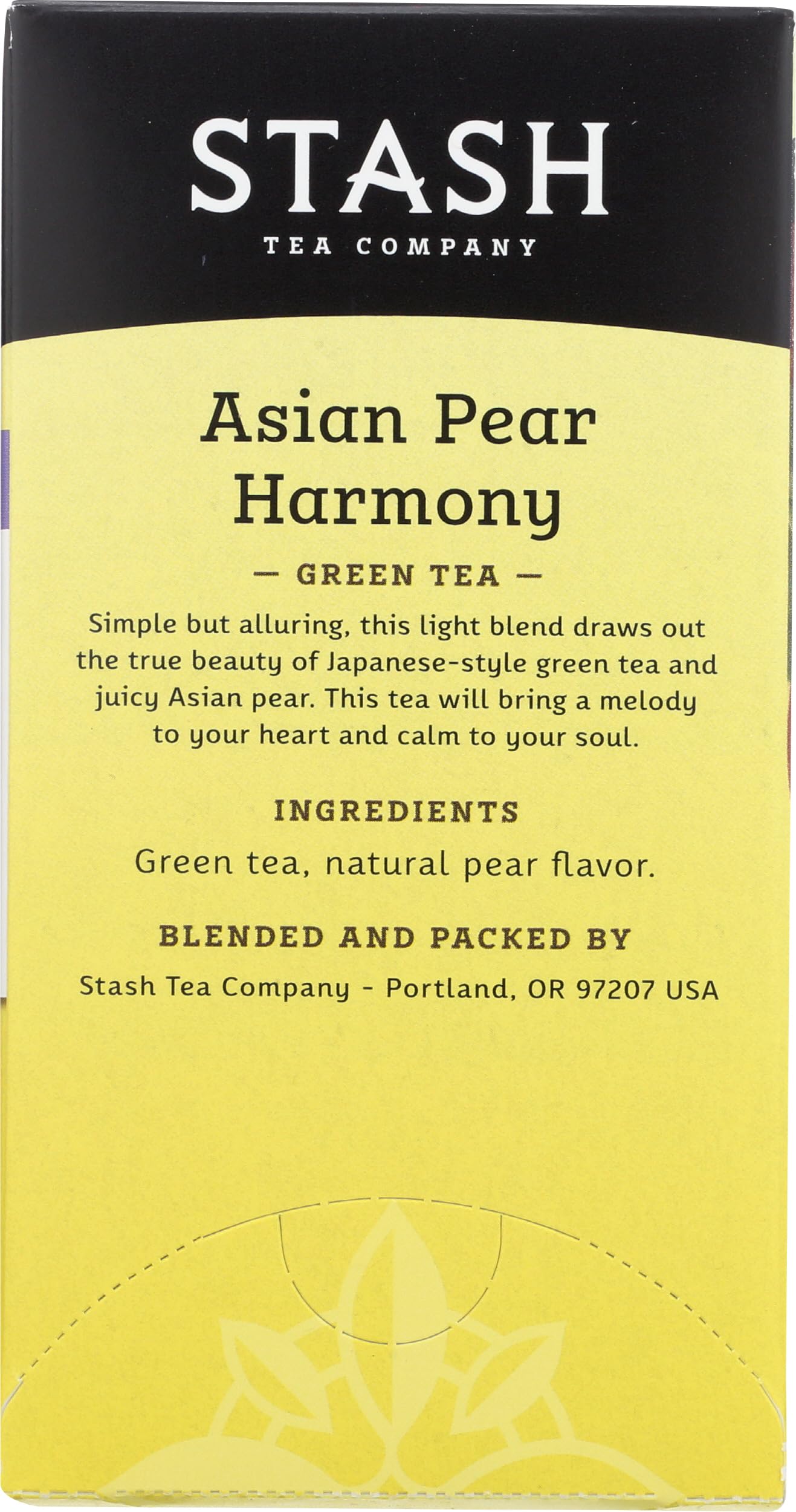 Asian Pear Harmony GreenTea Stash Tea 18 Bag