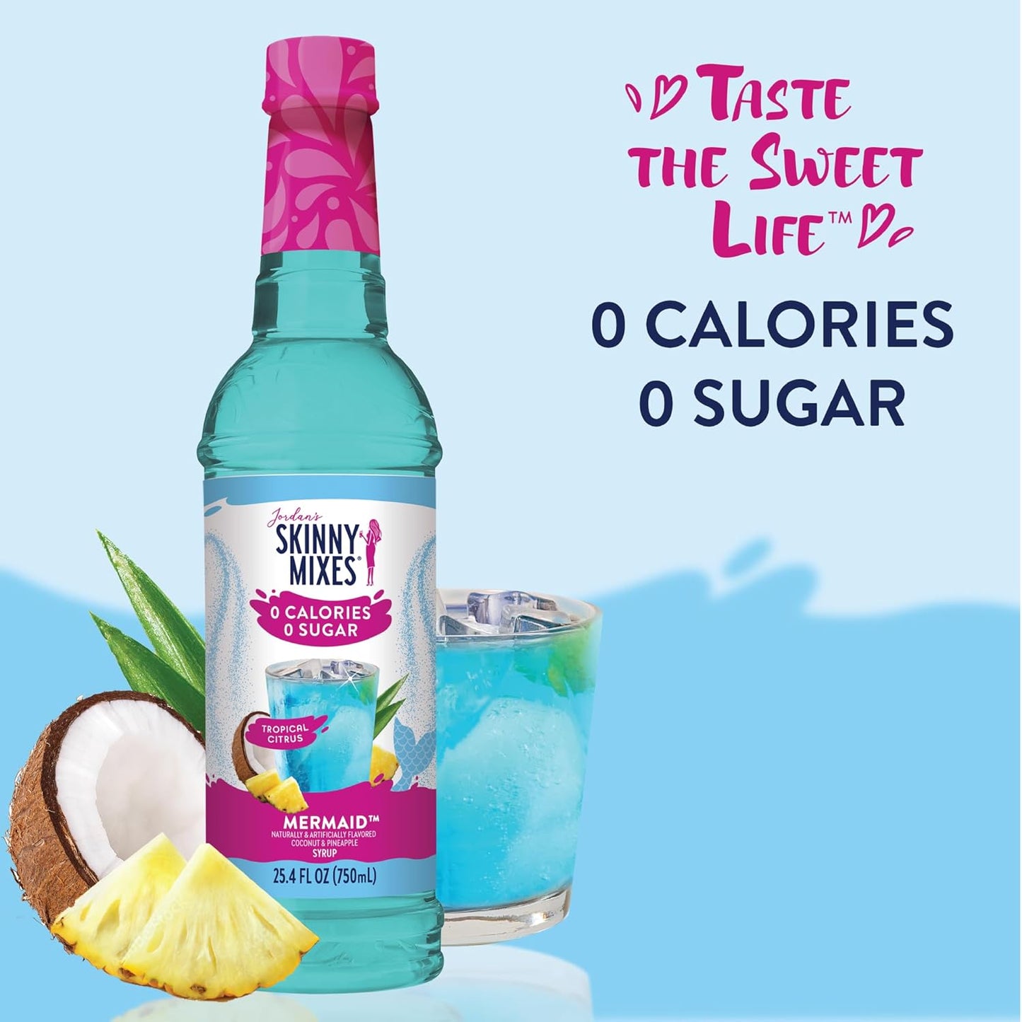 Jordan's Skinny Syrups - Mermaid Flavored (6pck)