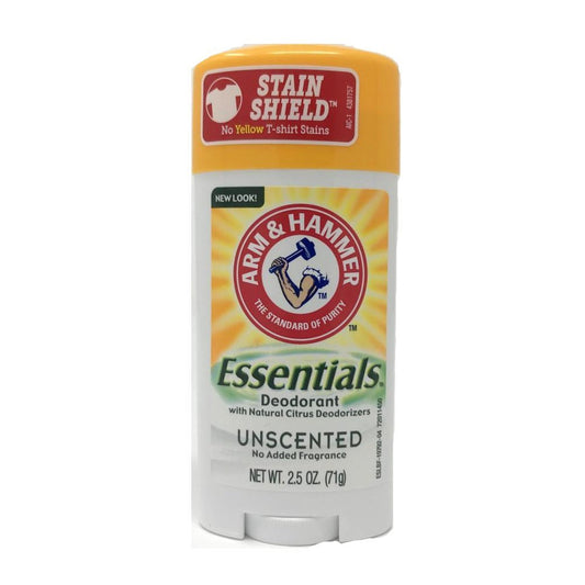 Essentials Natural Deodorant Unscented 2.50 Oz (Pack of 2)