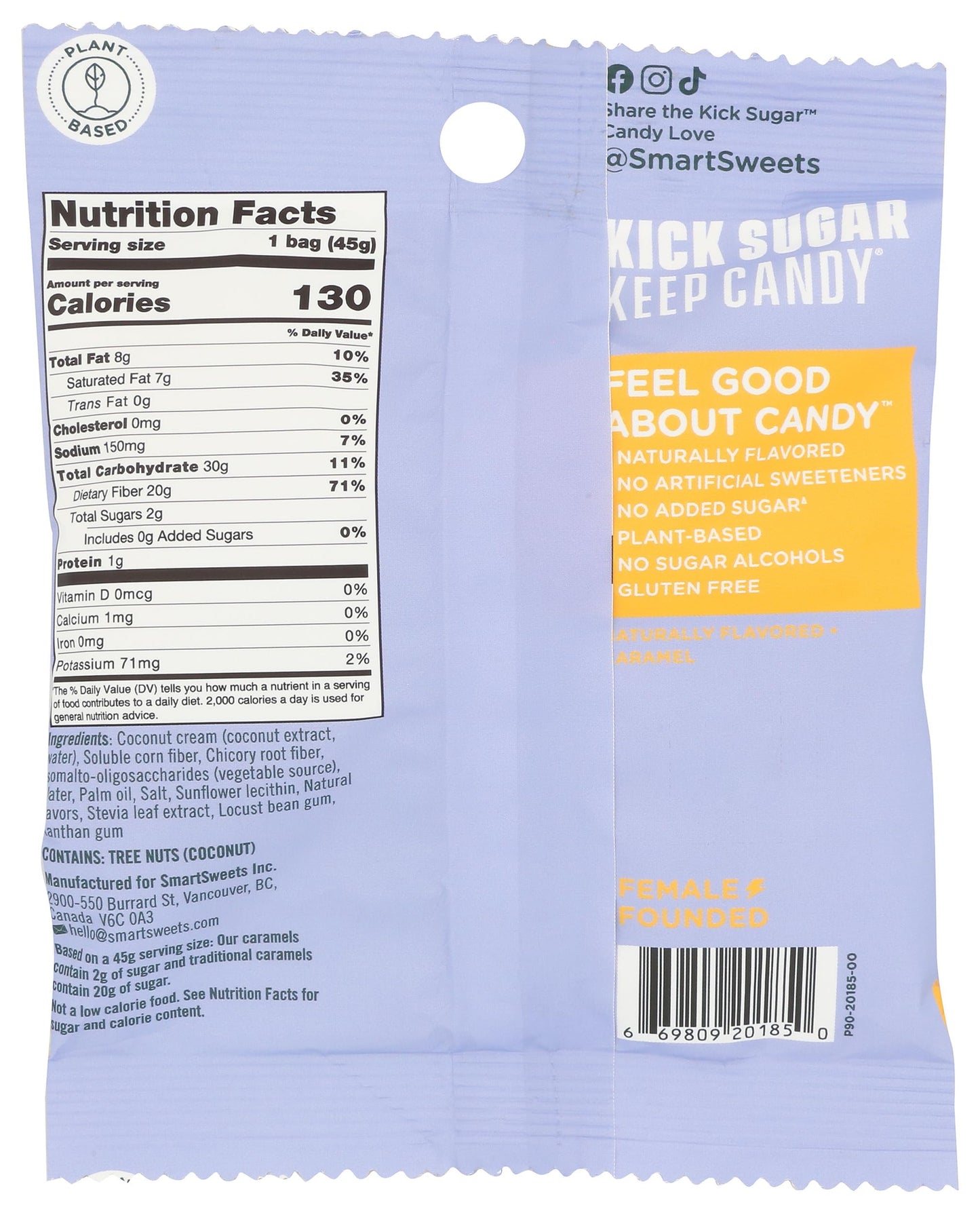 SMART SWEETS Low Sugar Caramels, 1.6 OZ