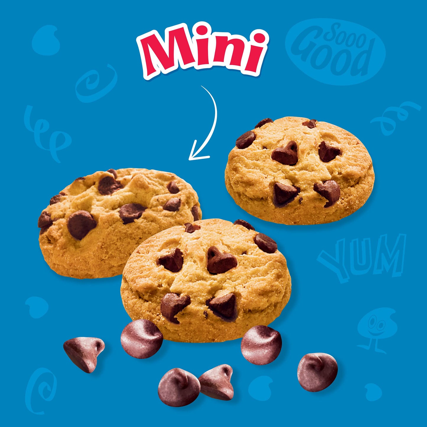 CHIPS AHOY! Mini Original Chocolate Chip Cookies, Big Bag, 3 oz