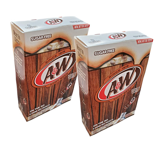 A&W Root Beer Caffeine/Sugar Free Classic On-the-Go Packets - 2 Pk (12 ct)