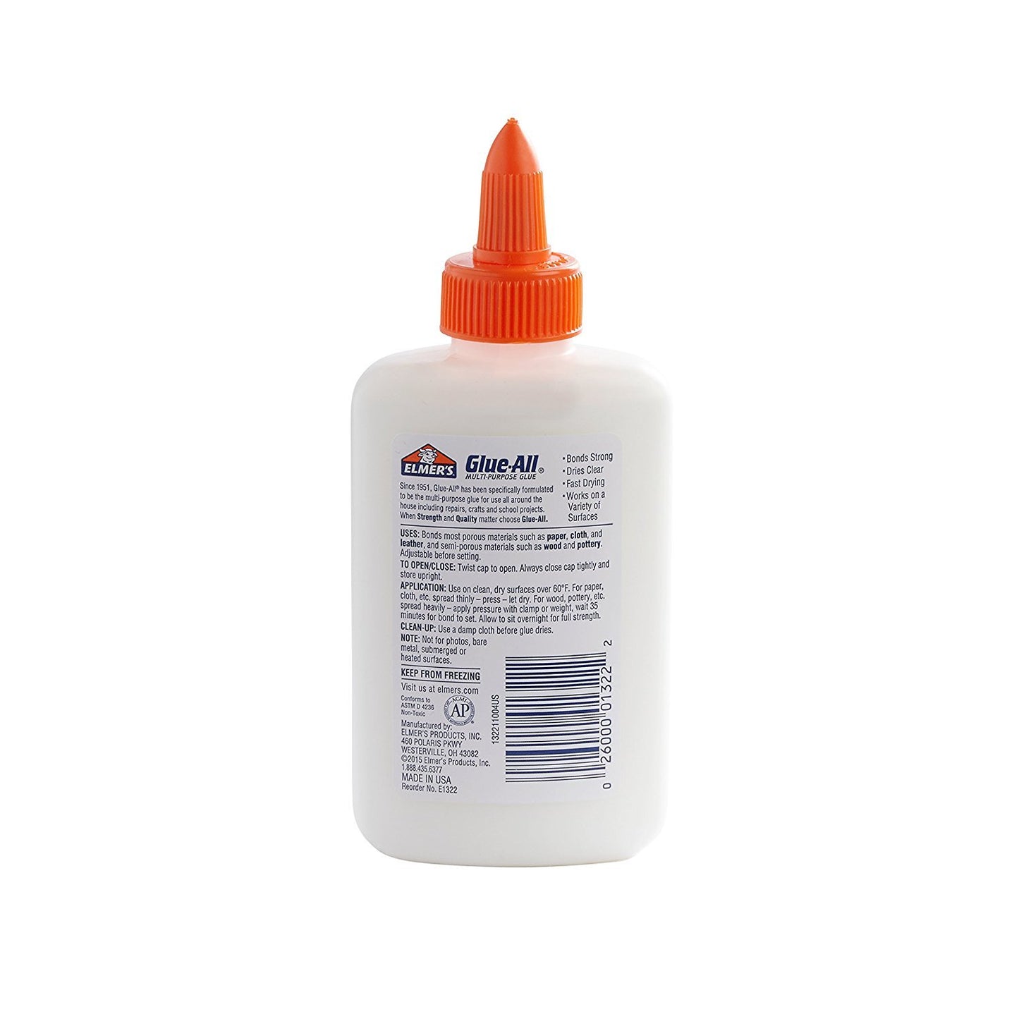 Glue-All Multi-Purpose Liquid Glue, Extra Strong, 4 Ounces, 1 Count - Pack of 2