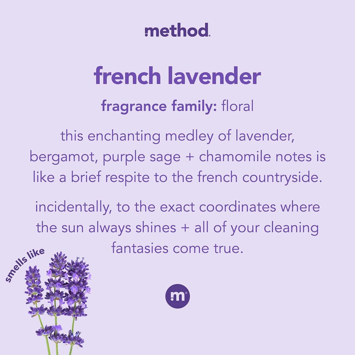 All-Purpose Cleaner Spray, French Lavender, Plant-Based and Biodegradable Formula Perfect for Most Counters, Tiles and More, 28 Fl Oz, (Pack of 4)