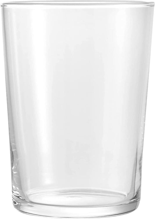 Bodega Collection Glassware – Set of 12 Maxi 17 Ounce Drinking Glasses for Water, Beverages & Cocktails – 17Oz Clear Tempered Glass Tumblers, Transparent