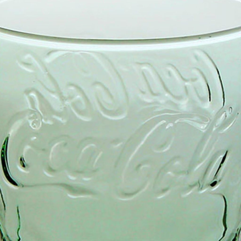 Classic Coca-Cola Glass in Georgia Green 17.2Oz/510Ml Coke Glass