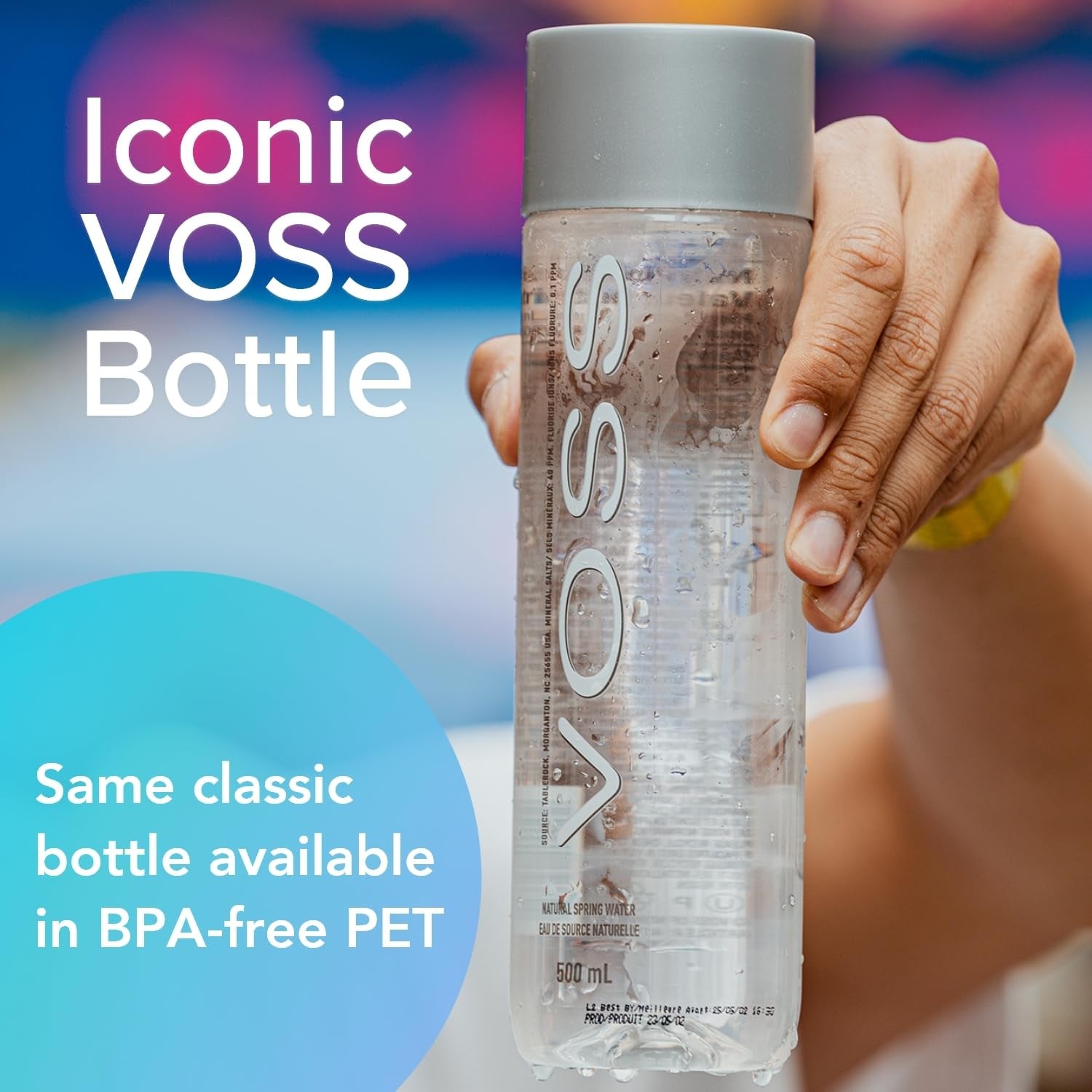 Premium Still Bottled Natural Water - Bpa-Free - High Grade PET - Recyclable Plastic Water Bottles - Pure Drinking Water with Unique & Iconic Bottle Design - 24 Pack