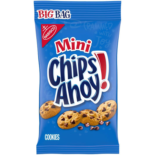 CHIPS AHOY! Mini Original Chocolate Chip Cookies, Big Bag, 3 Oz