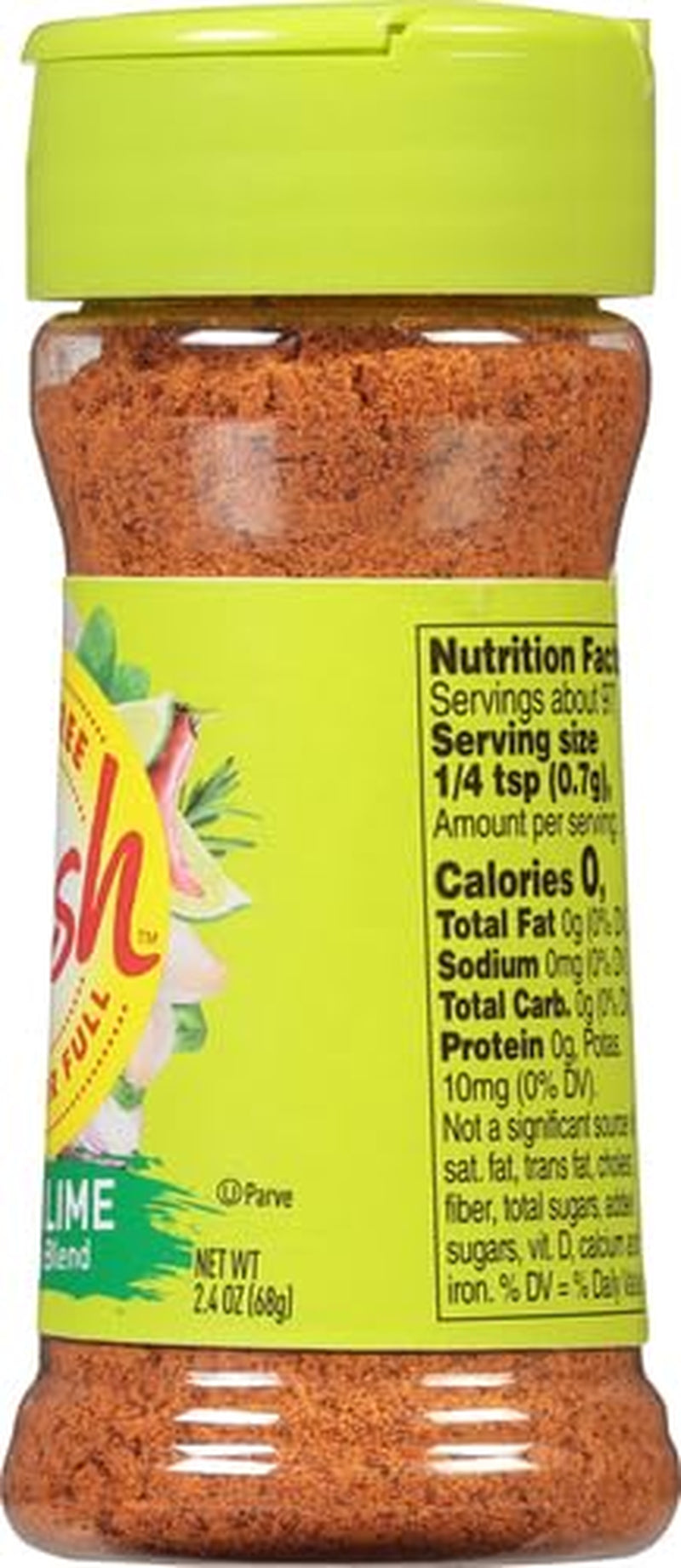 Salt-Free Seasoning Blend, Fiesta Lime, 2.4 Ounce