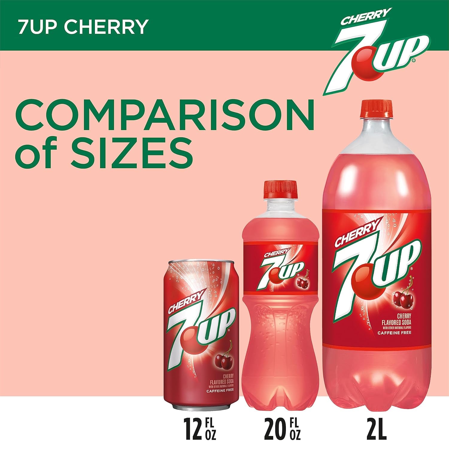 7UP Cherry Flavored Soda, 12 Fl Oz Cans, 12 Pack