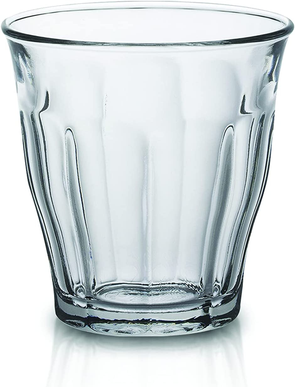 Picardie Glass Tumbler Set of 6, 10-7/8 Ounce, Clear