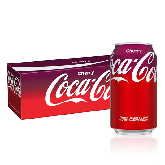 Cherry Coke Soda, 12 Fl Oz (Pack of 12)